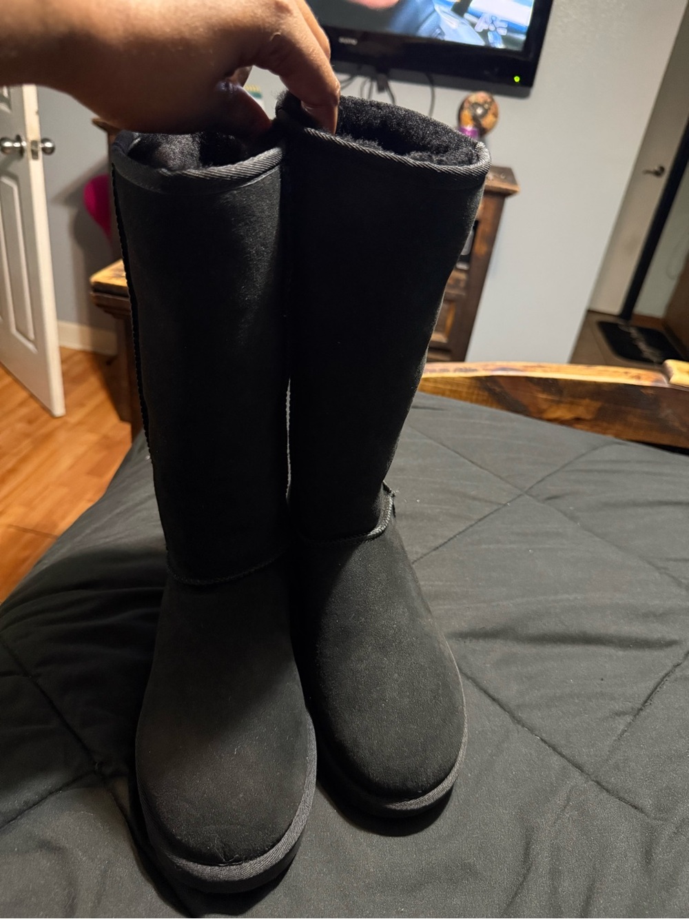 Classic Women's Black Tall Winter Boots
